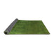 Sideview of Oriental Green Industrial Rug, urb1298grn