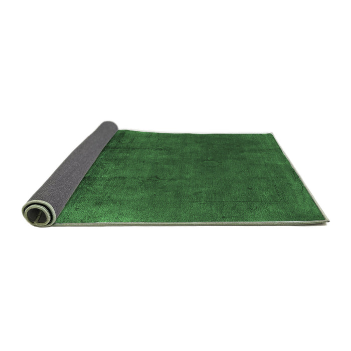 Sideview of Oriental Emerald Green Industrial Rug, urb1298emgrn