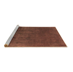 Sideview of Machine Washable Oriental Brown Industrial Rug, wshurb1298brn
