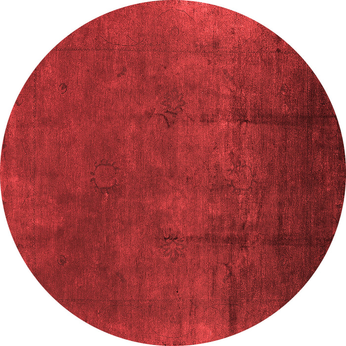 Machine Washable Oriental Red Industrial Rug, wshurb1298red
