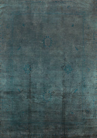 Oriental Turquoise Industrial Rug, urb1298turq