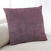 Lifestyle Image of Mid-Century Modern Urban Square Dark Raspberry Purple Throw Pillow, 18 inch by 18 inch, pwurb1298