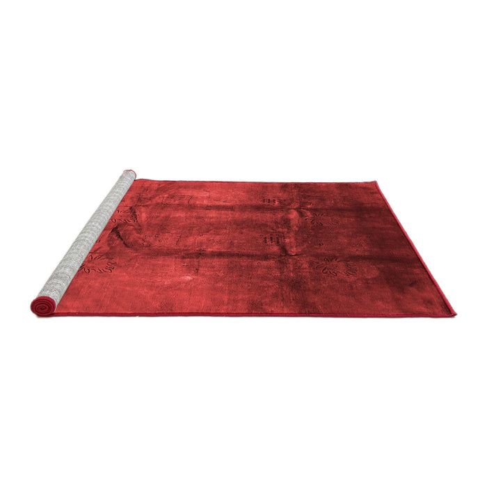 Industrial Red Washable Rugs