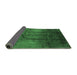 Sideview of Oriental Emerald Green Industrial Rug, urb1299emgrn