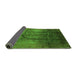 Sideview of Oriental Green Industrial Rug, urb1299grn