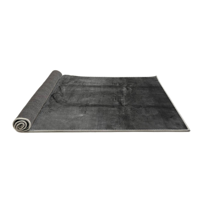 Sideview of Oriental Gray Industrial Rug, urb1299gry
