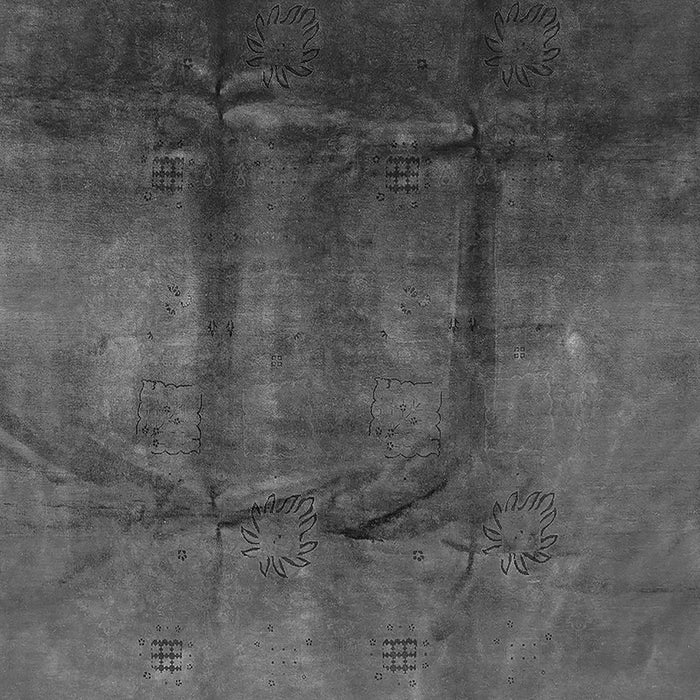 Machine Washable Oriental Gray Industrial Rug, wshurb1299gry