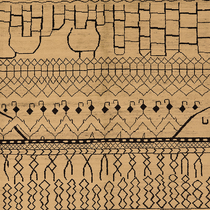 Oriental Brown Industrial Rug, urb1300brn