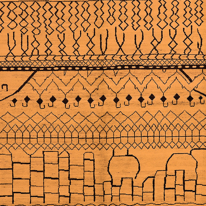 Oriental Orange Industrial Rug, urb1300org