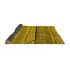 Sideview of Oriental Yellow Industrial Rug, urb1301yw