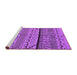 Sideview of Machine Washable Oriental Purple Industrial Area Rugs, wshurb1301pur