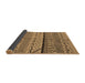 Sideview of Oriental Brown Industrial Rug, urb1301brn