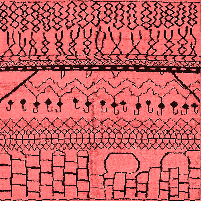 Oriental Red Industrial Area Rugs