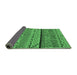 Sideview of Oriental Emerald Green Industrial Rug, urb1301emgrn