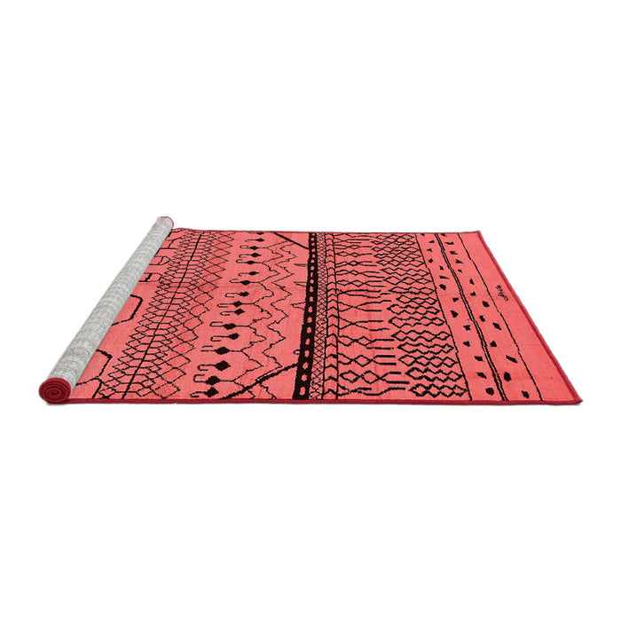 Industrial Red Washable Rugs