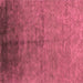 Square Oriental Pink Industrial Rug, urb1302pnk