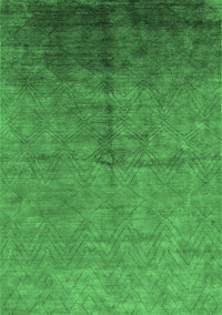 Oriental Emerald Green Industrial Rug, urb1302emgrn