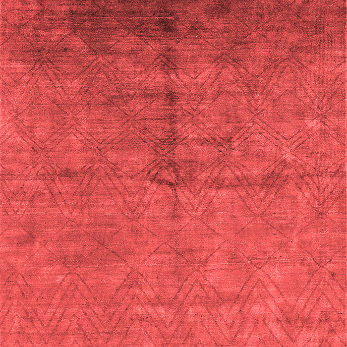 Machine Washable Oriental Red Industrial Rug, wshurb1302red