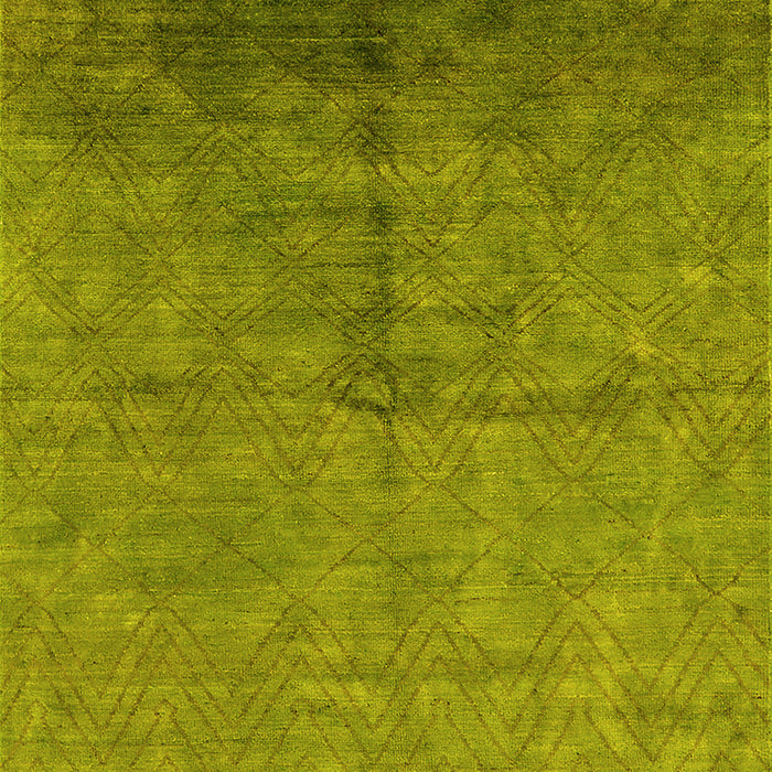 Oriental Yellow Industrial Rug, urb1302yw