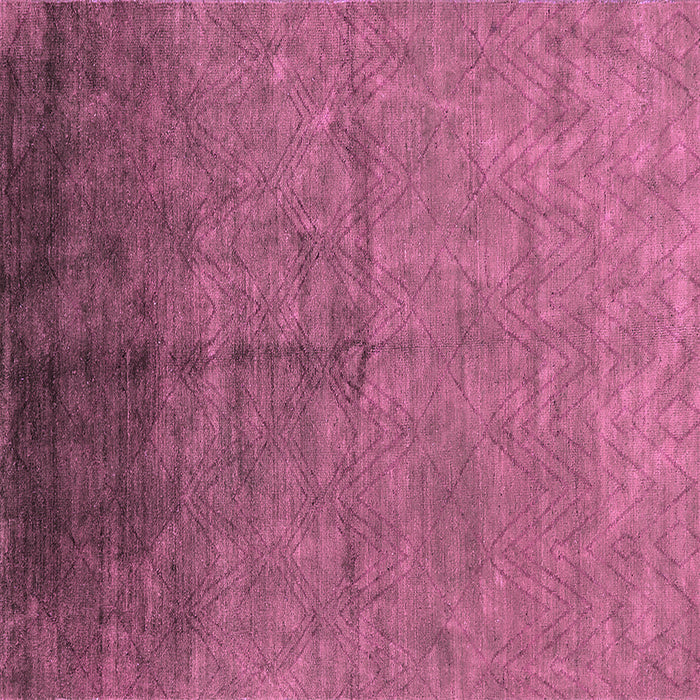 Square Oriental Purple Industrial Rug, urb1302pur