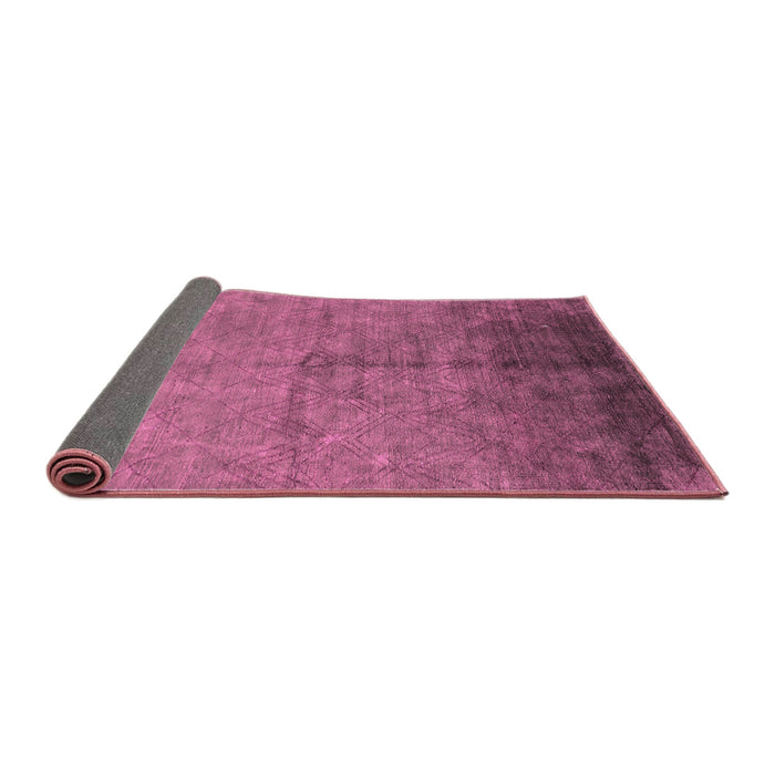 Sideview of Oriental Purple Industrial Rug, urb1302pur