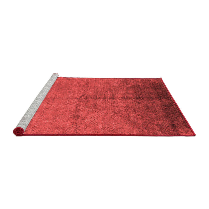 Industrial Red Washable Rugs