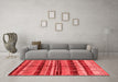 Industrial Red Washable Rugs