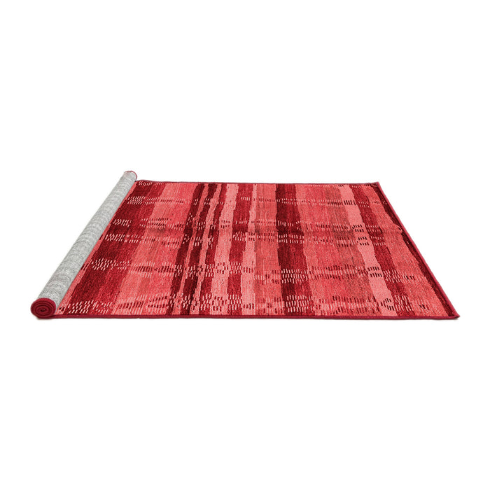 Industrial Red Washable Rugs