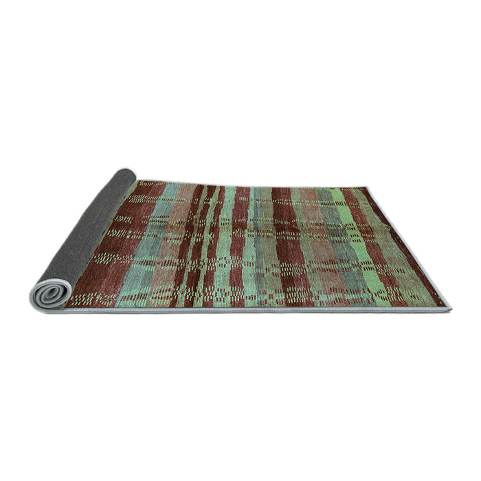 Sideview of Oriental Light Blue Industrial Rug, urb1303lblu