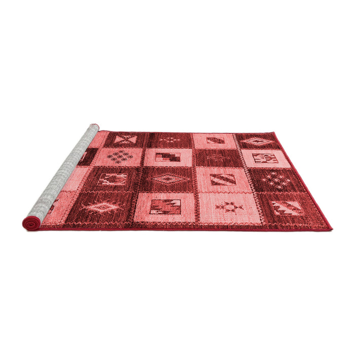 Industrial Red Washable Rugs