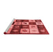 Industrial Red Washable Rugs