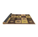 Sideview of Oriental Brown Industrial Rug, urb1304brn