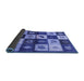 Sideview of Oriental Blue Industrial Rug, urb1304blu