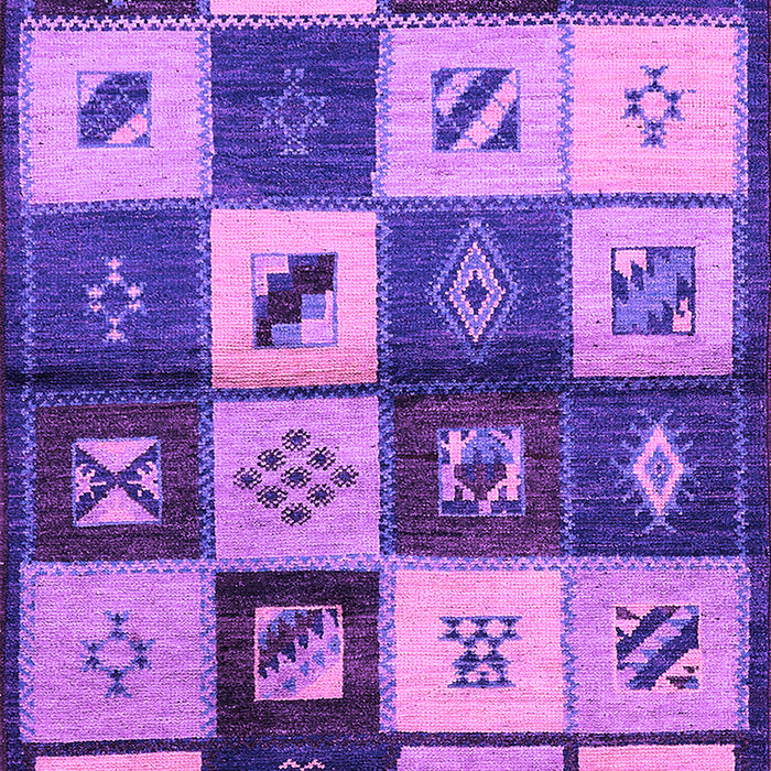 Machine Washable Oriental Purple Industrial Area Rugs, wshurb1304pur