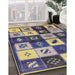 Machine Washable Industrial Modern Purple Haze Purple Rug in a Family Room, wshurb1304