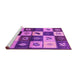 Sideview of Machine Washable Oriental Pink Industrial Rug, wshurb1304pnk