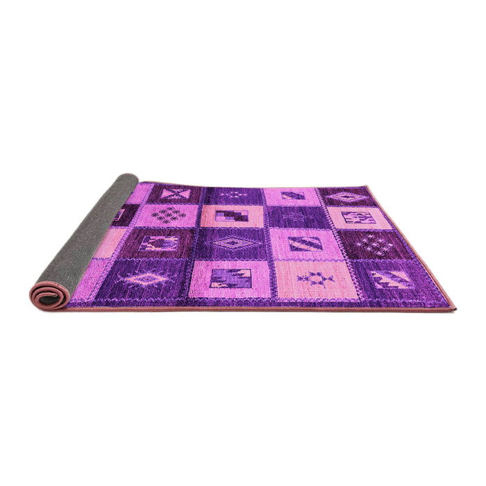 Sideview of Oriental Pink Industrial Rug, urb1304pnk