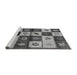 Sideview of Machine Washable Oriental Gray Industrial Rug, wshurb1304gry