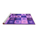 Sideview of Machine Washable Oriental Purple Industrial Area Rugs, wshurb1304pur