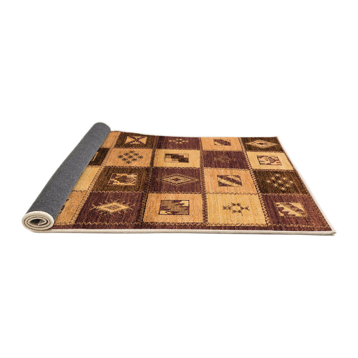 Sideview of Oriental Orange Industrial Rug, urb1304org