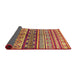 Sideview of Mid-Century Modern Bright Maroon Red Oriental Rug, urb1305