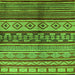 Square Oriental Green Industrial Rug, urb1305grn