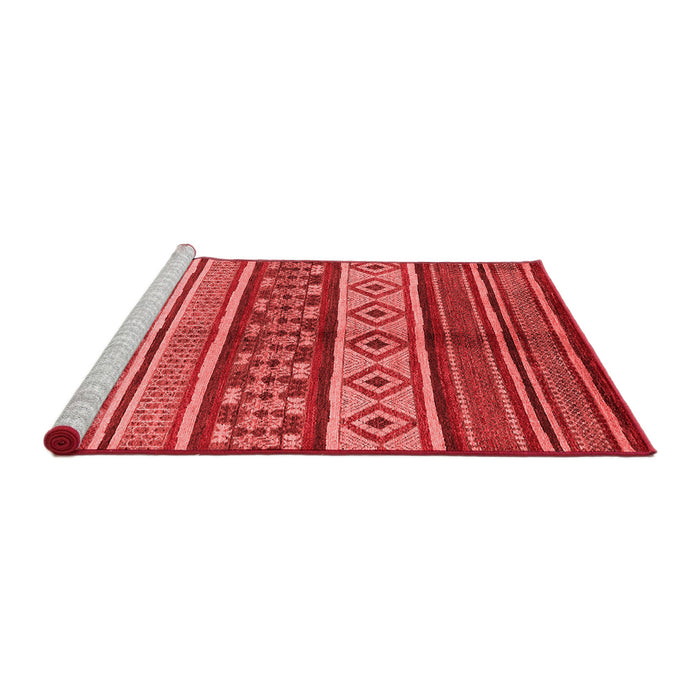 Industrial Red Washable Rugs