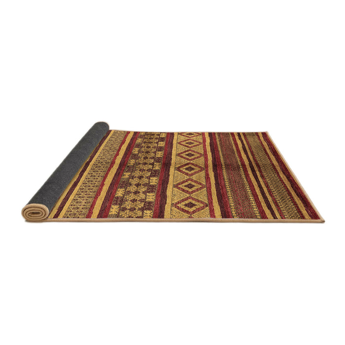 Sideview of Oriental Brown Industrial Rug, urb1305brn