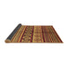 Sideview of Oriental Brown Industrial Rug, urb1305brn