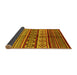 Sideview of Oriental Yellow Industrial Rug, urb1305yw