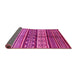 Sideview of Oriental Pink Industrial Rug, urb1305pnk