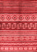 Oriental Red Industrial Area Rugs