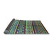 Sideview of Oriental Light Blue Industrial Rug, urb1305lblu