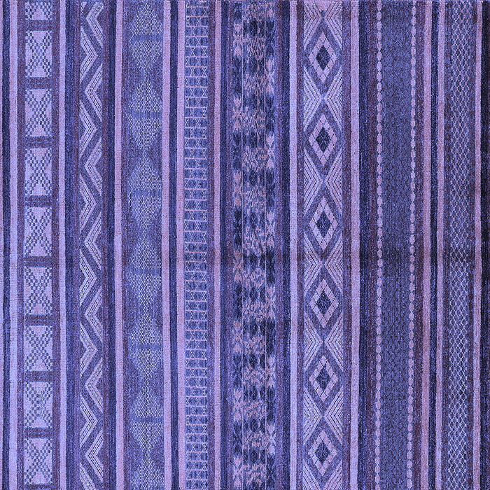 Square Oriental Blue Industrial Rug, urb1306blu